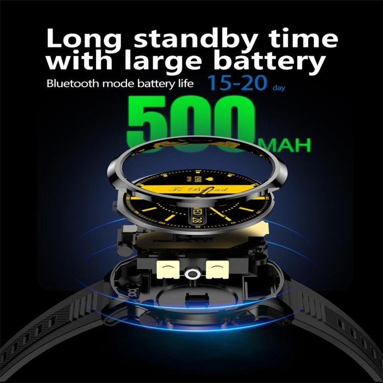 EX100 1.95 inch Color Screen Smart Watch, Support Bluetooth Call / Health Monitoring(Silver) by bashfashion