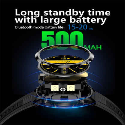 EX100 1.95 inch Color Screen Smart Watch, Support Bluetooth Call / Health Monitoring(Silver) by bashfashion