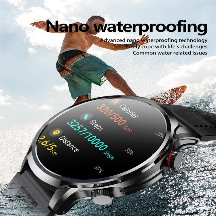 EX100 1.95 inch Color Screen Smart Watch, Support Bluetooth Call / Health Monitoring(Black) by bashfashion