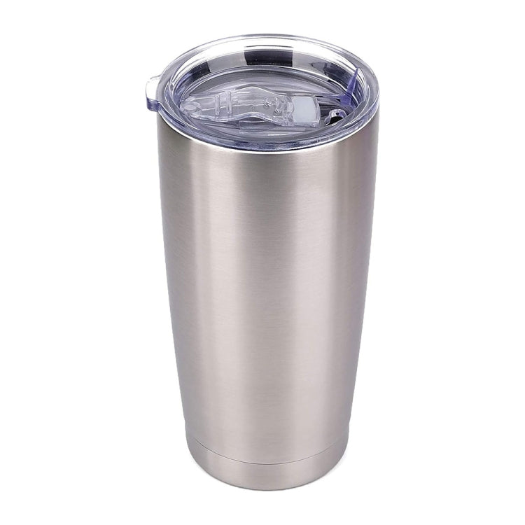 JUNSUNMAY 600ml 304 Stainless Steel Vacuum Insulated Coffee Travel Mug Double Wall Thermal Cup(Steel Color) by JUNSUNMAY