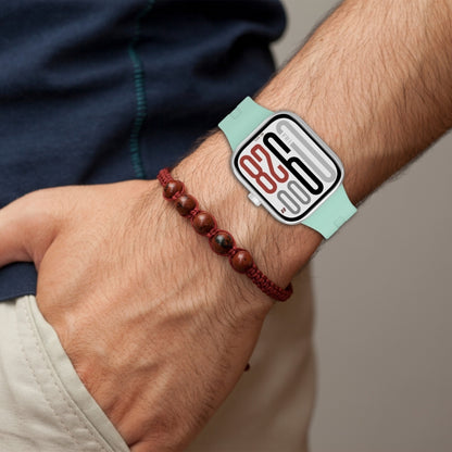 For Redmi Watch 5 eSIM Solid Color Black Buckle Quick Release Silicone Watch Band(White) by bashfashion