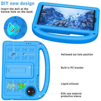 For Xiaomi Pad 7 Pro Cartoon Sparrow EVA Shockproof Tablet Case(Blue) by bashfashion