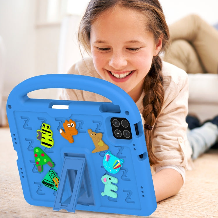 For Xiaomi Pad 7 Pro Cartoon Sparrow EVA Shockproof Tablet Case(Blue) by bashfashion