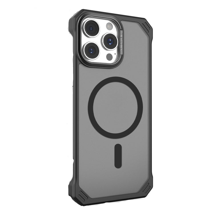 For iPhone 13 Pro Starshield Frameless MagSafe PC Phone Case(Black) by bashfashion