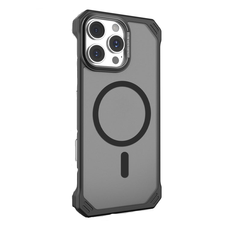 For iPhone 16 Pro Starshield Frameless MagSafe PC Phone Case(Black) by bashfashion