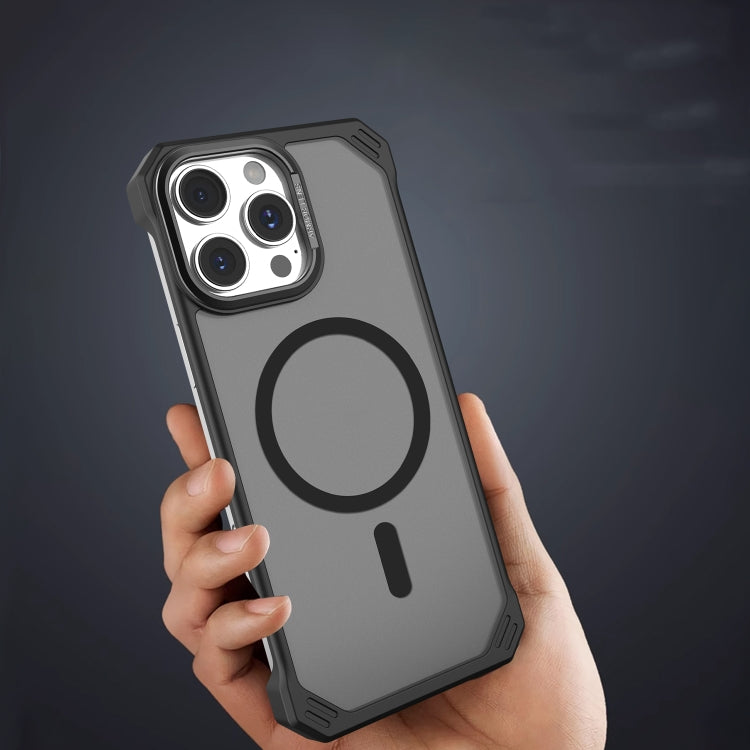 For iPhone 14 Starshield Frameless MagSafe PC Phone Case(Blue) by bashfashion