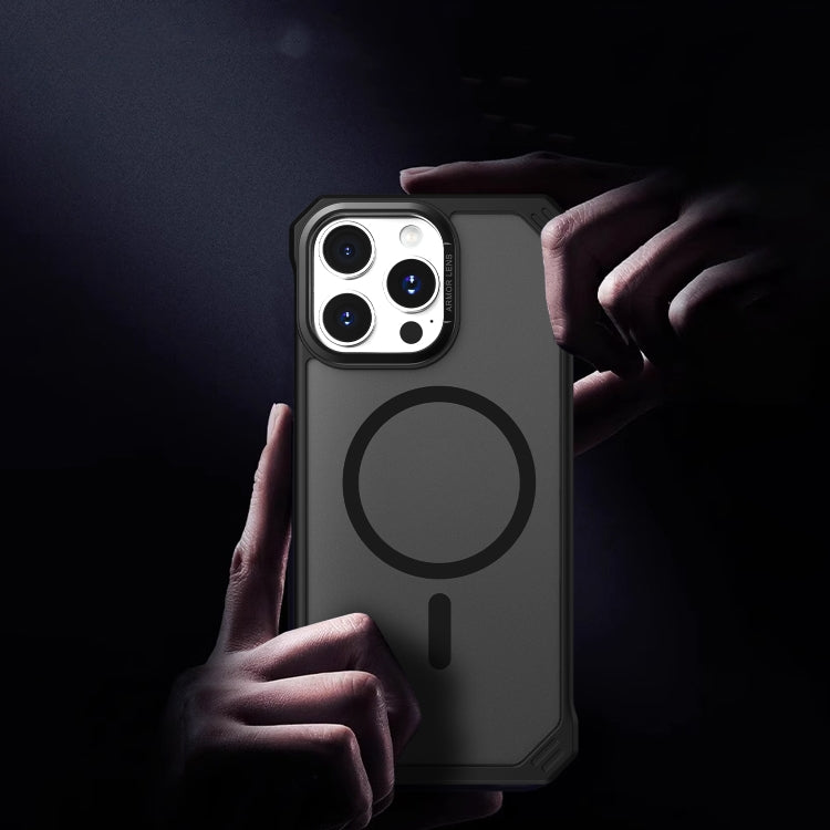 For iPhone 16 Pro Starshield Frameless MagSafe PC Phone Case(Desert Gold) by bashfashion