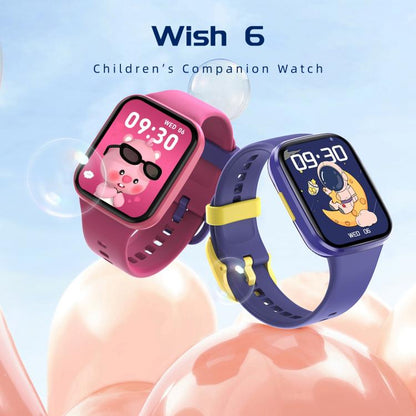Wish 6 1.69 inch TFT Color Screen IP68 Waterproof Children Companion Smart Watch(Pink) by bashfashion