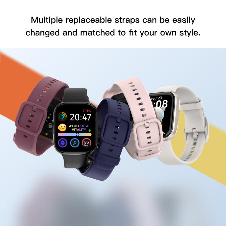 Q23 Pro 1.83 inch Color Screen IP68 Waterproof Bluetooth Call Smart Watch, Support Health Monitoring(Black) by bashfashion