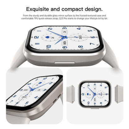 Q23 Pro 1.83 inch Color Screen IP68 Waterproof Bluetooth Call Smart Watch, Support Health Monitoring(Blue) by bashfashion