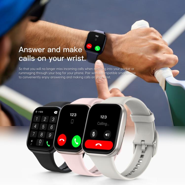 Q23 Pro 1.83 inch Color Screen IP68 Waterproof Bluetooth Call Smart Watch, Support Health Monitoring(Black) by bashfashion