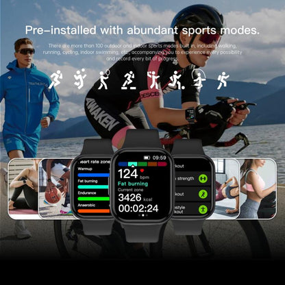 Q23 Pro 1.83 inch Color Screen IP68 Waterproof Bluetooth Call Smart Watch, Support Health Monitoring(Blue) by bashfashion