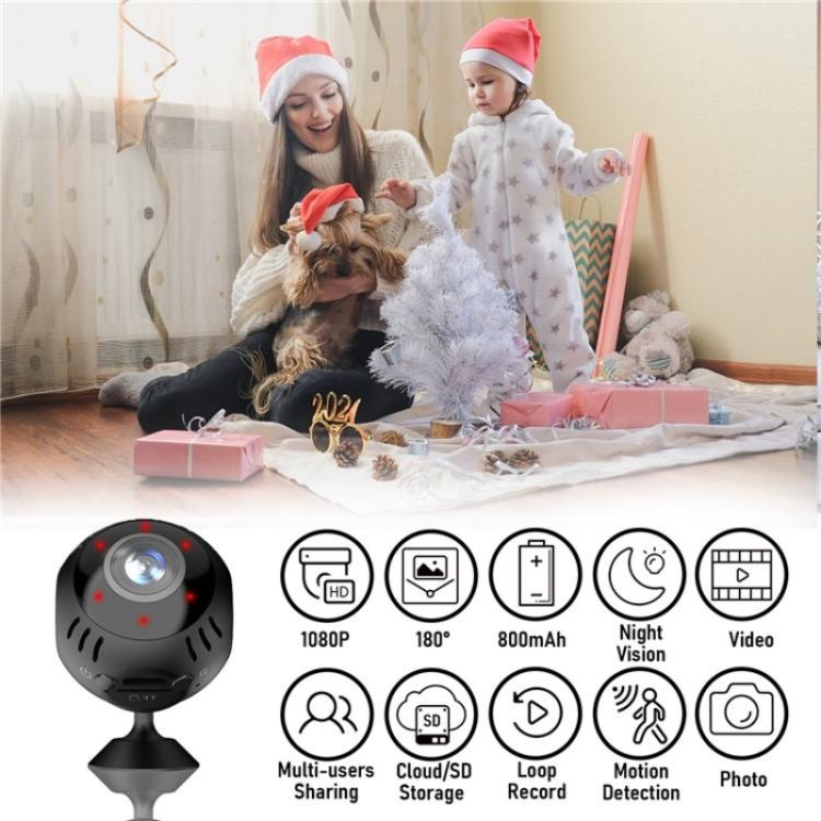L30 Home Security Real Time Playback Panoramic View Phone Monitoring Mini Intelligent WiFi Camera by bashfashion