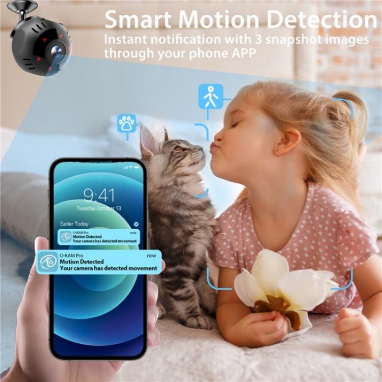 L30 Home Security Real Time Playback Panoramic View Phone Monitoring Mini Intelligent WiFi Camera by bashfashion