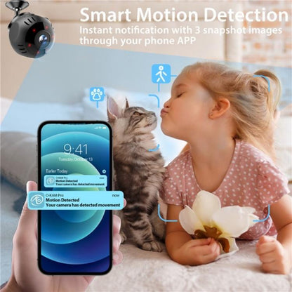L30 Home Security Real Time Playback Panoramic View Phone Monitoring Mini Intelligent WiFi Camera by bashfashion
