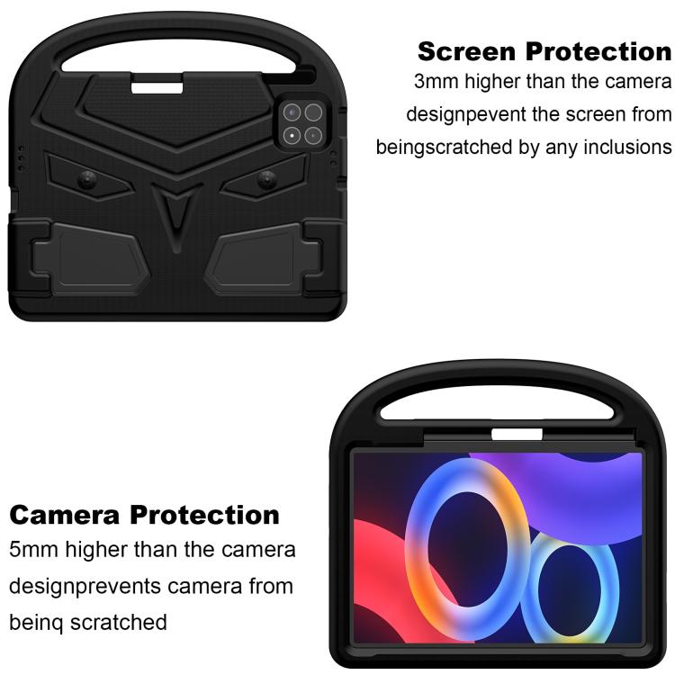 For Xiaomi Pad 7 / 7 Pro Sparrow Style Shockproof Kickstand EVA Tablet Case(Black) by bashfashion