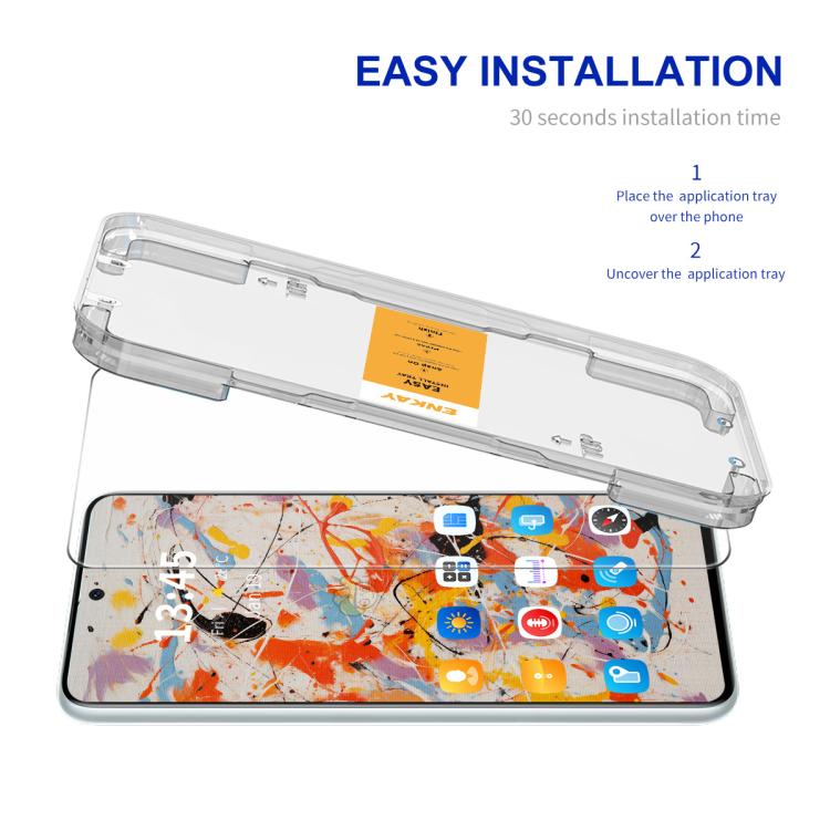 For Honor Magic7 ENKAY Easy Install 0.18mm High Alumina Silicon Full Glass Film, Support Ultrasonic Unlock by ENKAY