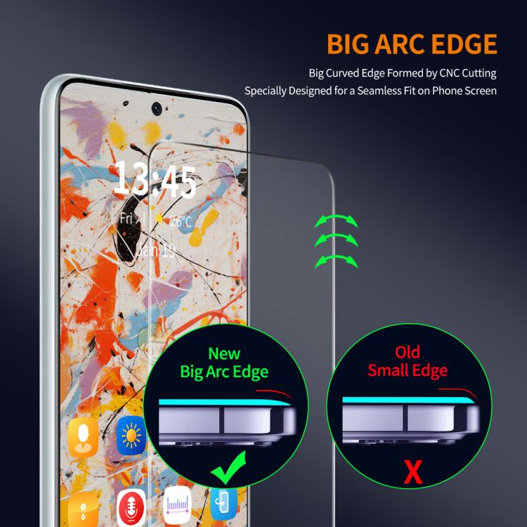 For Honor Magic7 ENKAY Easy Install 0.18mm High Alumina Silicon Full Glass Film, Support Ultrasonic Unlock by ENKAY