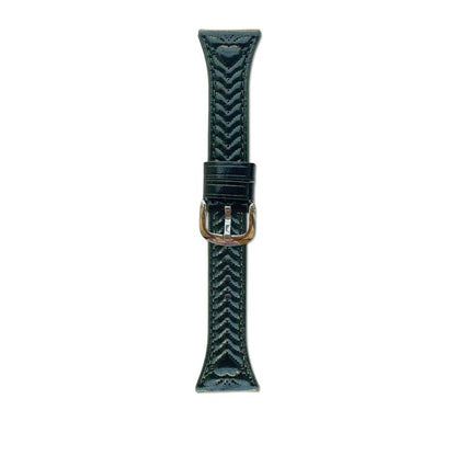 For Amazfit Active 20mm Heart-Shaped Embossed Leather Watch Band(Forest Green) by bashfashion