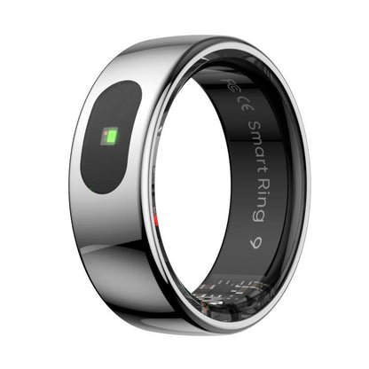 R08 SIZE 9 Smart Ring, Support Heart Rate / Blood Oxygen / Sleep / Multiple Sports Modes(Silver) by bashfashion
