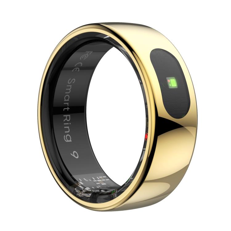 R08 SIZE 10 Smart Ring, Support Heart Rate / Blood Oxygen / Sleep / Multiple Sports Modes(Gold) by bashfashion