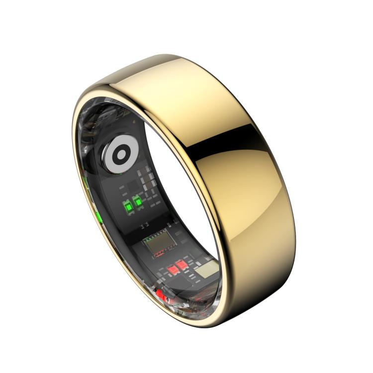 R08 SIZE 10 Smart Ring, Support Heart Rate / Blood Oxygen / Sleep / Multiple Sports Modes(Gold) by bashfashion