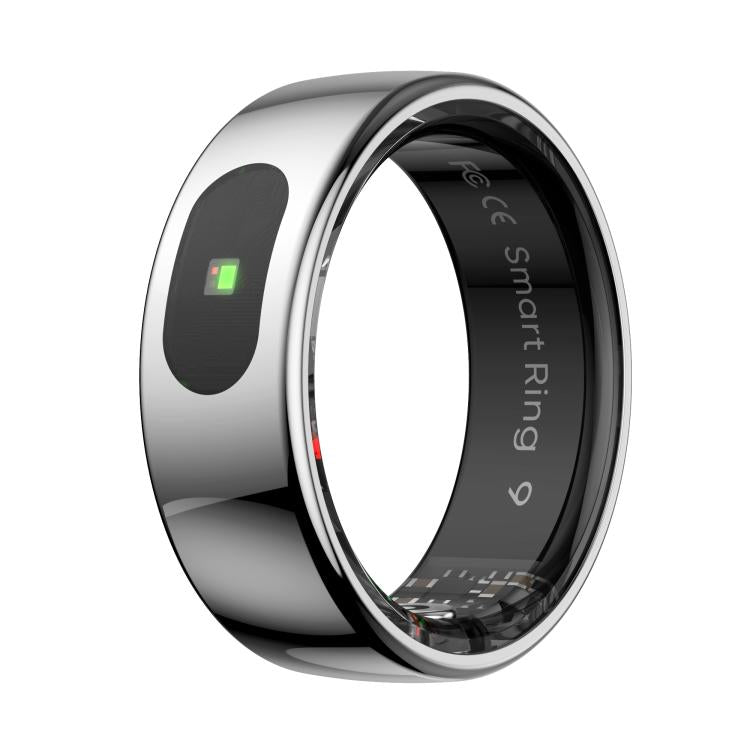 R08 SIZE 11 Smart Ring, Support Heart Rate / Blood Oxygen / Sleep / Multiple Sports Modes(Silver) by bashfashion