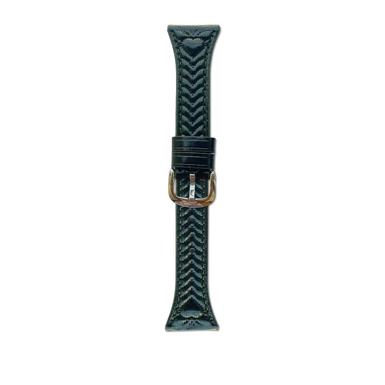 For Amazfit Bip 5 / GTR 4 Heart-Shaped Embossed 22mm Leather Watch Band(Forest Green) by bashfashion