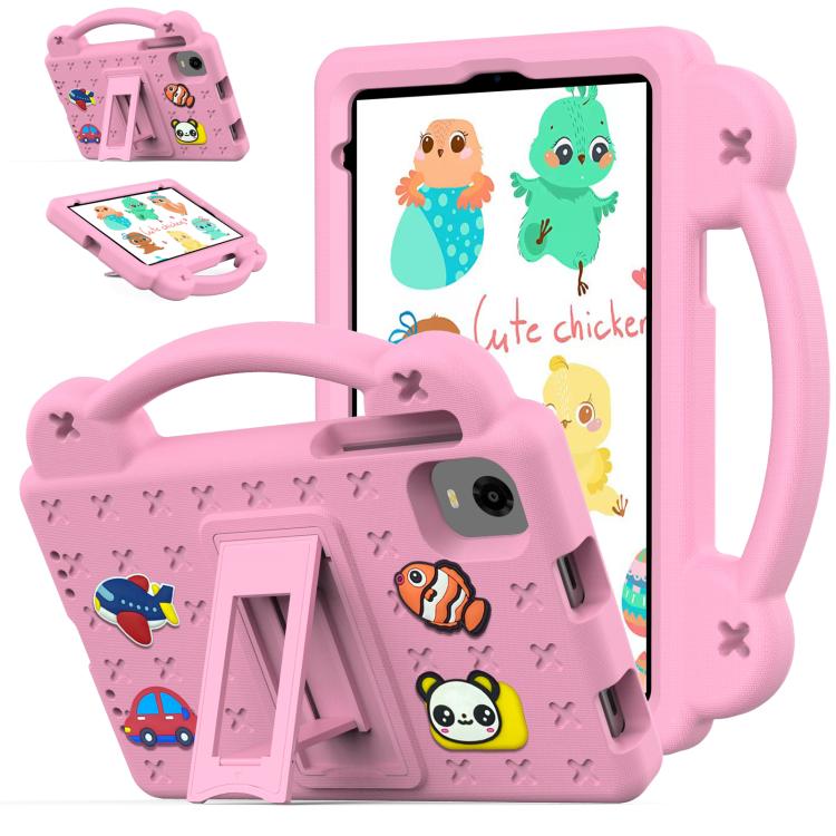 For Alldocube iPlay Mini 2 2024 Handle Kickstand Children EVA Shockproof Tablet Case(Pink) by bashfashion