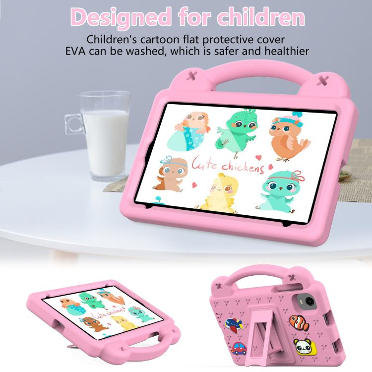 For Alldocube iPlay Mini 2 2024 Handle Kickstand Children EVA Shockproof Tablet Case(Pink) by bashfashion