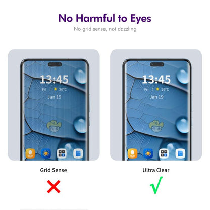 For Huawei nova 12 Pro / 12 Ultra ENKAY Hat-Prince Heat Bending Privacy Screen Tempered Glass Film by ENKAY