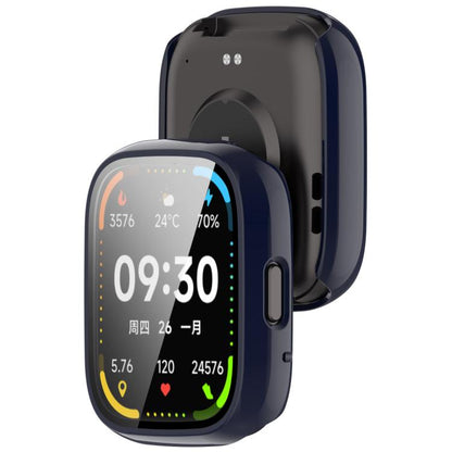 For Lexin Watch 3 Tempered Film Integrated PC Watch Protective Case(Ink Blue) by bashfashion