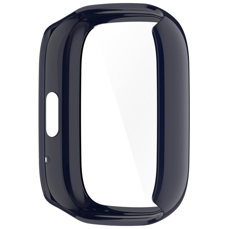 For Lexin Watch 3 Tempered Film Integrated PC Watch Protective Case(Ink Blue) by bashfashion