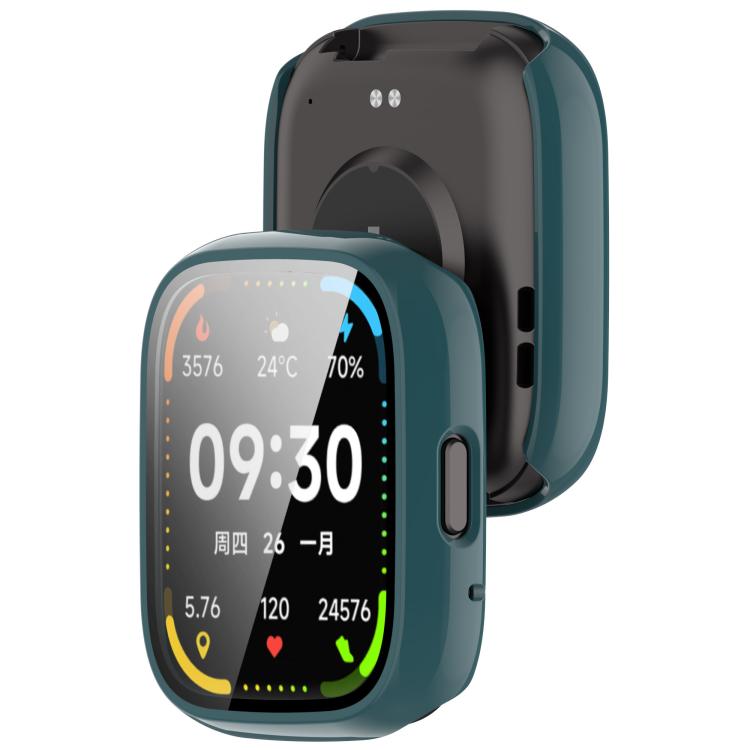 For Lexin Watch 3 Tempered Film Integrated PC Watch Protective Case(Pine Green) by bashfashion