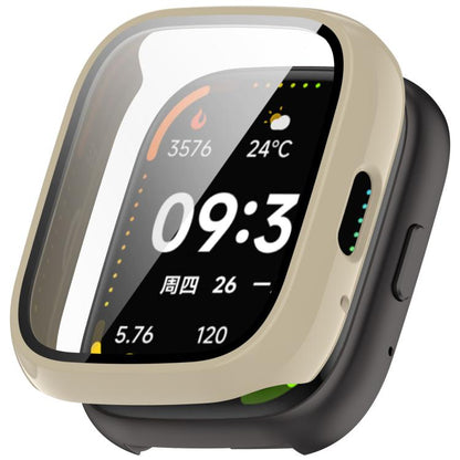 For Lexin Watch 3 Tempered Film Integrated PC Watch Protective Case(Ivory White) by bashfashion