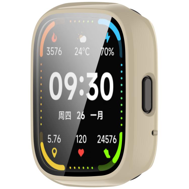 For Lexin Watch 3 Tempered Film Integrated PC Watch Protective Case(Ivory White) by bashfashion