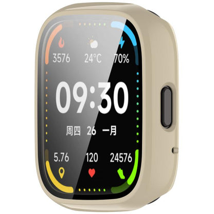 For Lexin Watch 3 Tempered Film Integrated PC Watch Protective Case(Ivory White) by bashfashion