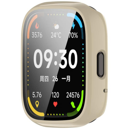 For Lexin Watch 3 Tempered Film Integrated PC Watch Protective Case(Ivory White) by bashfashion