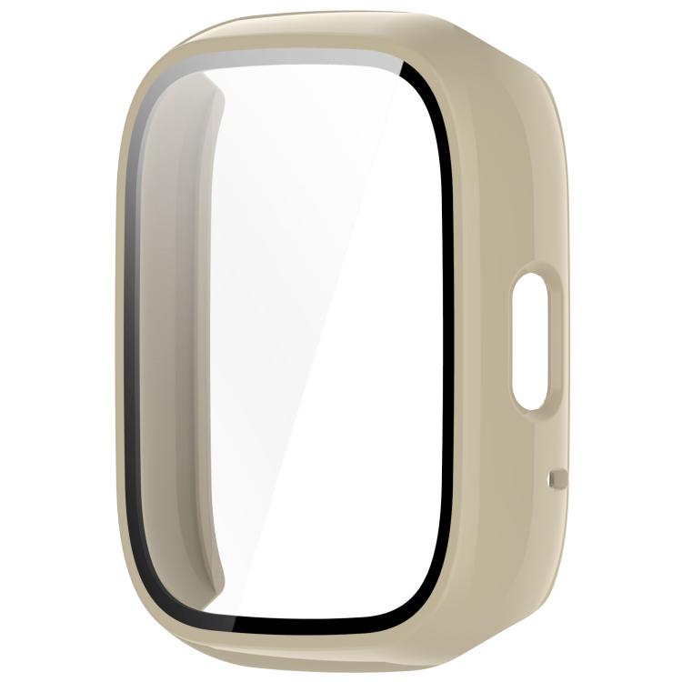 For Lexin Watch 3 Tempered Film Integrated PC Watch Protective Case(Ivory White) by bashfashion
