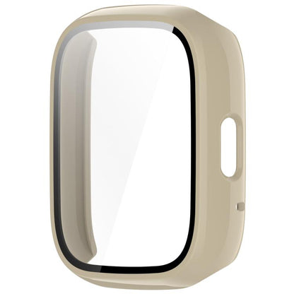 For Lexin Watch 3 Tempered Film Integrated PC Watch Protective Case(Ivory White) by bashfashion