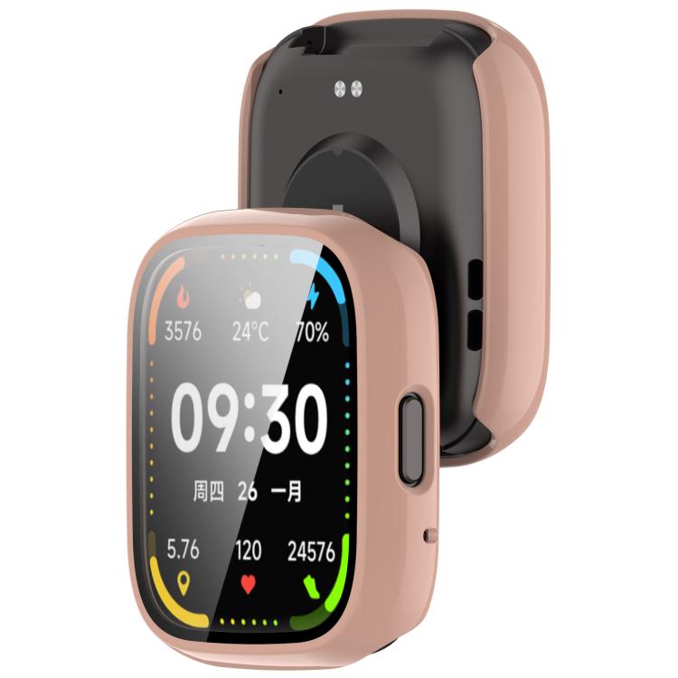 For Lexin Watch 3 Tempered Film Integrated PC Watch Protective Case(Cherry Pink) by bashfashion