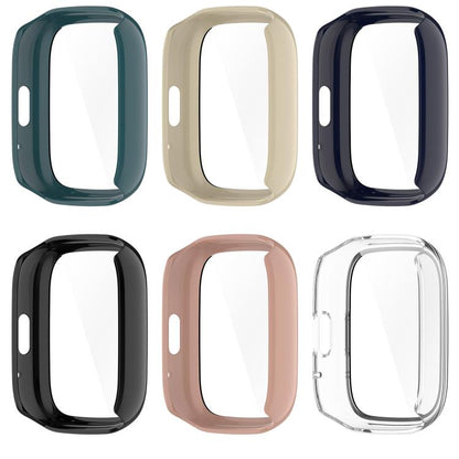 For Lexin Watch 3 Tempered Film Integrated PC Watch Protective Case(Pine Green) by bashfashion