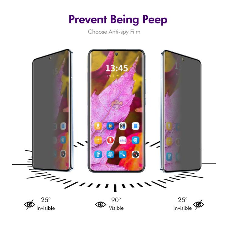 For OnePlus Ace 2 / Ace 2 Pro ENKAY Hat-Prince Heat Bending Privacy Screen Tempered Glass Film by ENKAY