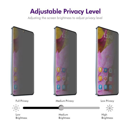 For Motorola Edge 50 Pro / Edge 50 Ultra ENKAY Hat-Prince Heat Bending Privacy Screen Tempered Glass Film by ENKAY
