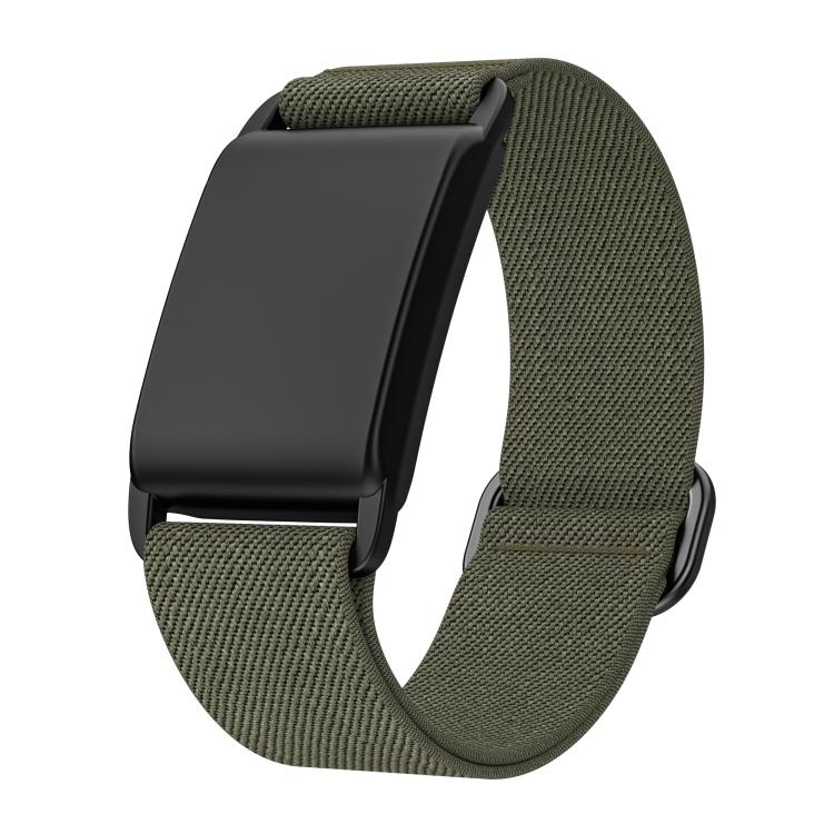 For WHOOP 4.0 Watch Case Integrated Elastic Nylon Watch Band(Army Green) by bashfashion