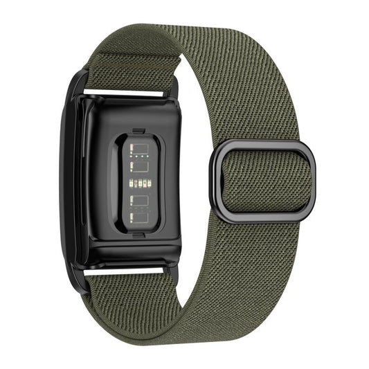 For WHOOP 4.0 Watch Case Integrated Elastic Nylon Watch Band(Army Green) by bashfashion
