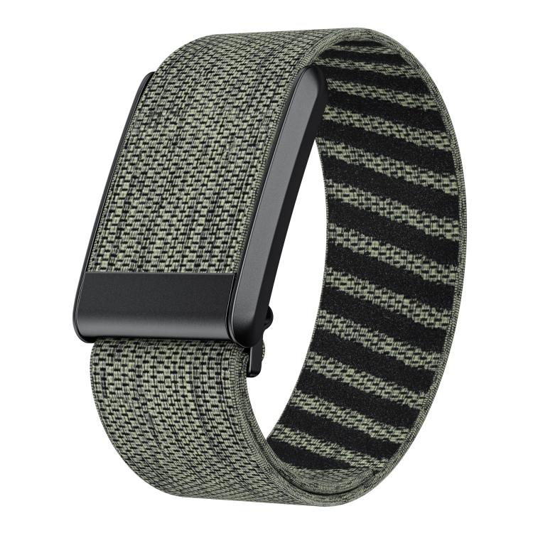 For WHOOP 4.0 Elastic Force Decorative Design Nylon Watch Band(Gray Green) by bashfashion