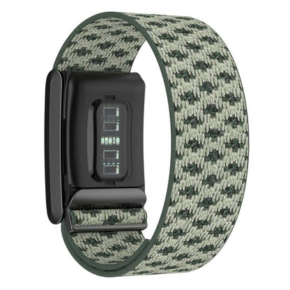 For WHOOP 4.0 Elastic Force Decorative Design Pashm Nylon Watch Band(Olive Green) by bashfashion