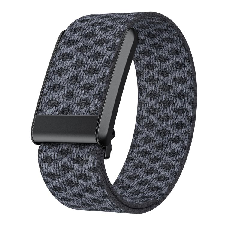For WHOOP 4.0 Elastic Force Decorative Design Pashm Nylon Watch Band(Black Gray) by bashfashion