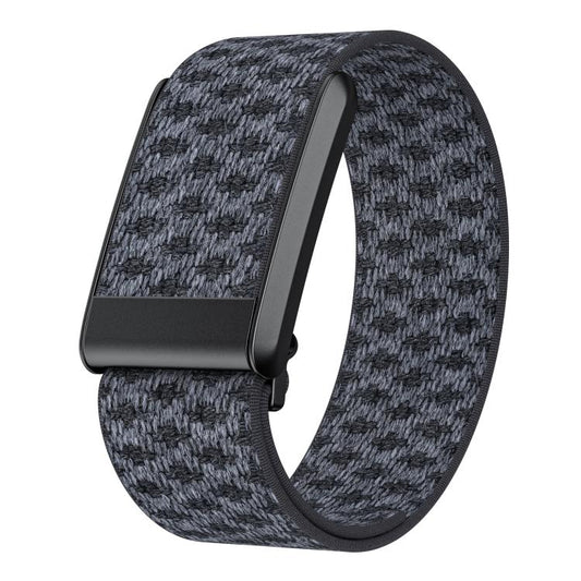For WHOOP 4.0 Elastic Force Decorative Design Pashm Nylon Watch Band(Black Gray) by bashfashion
